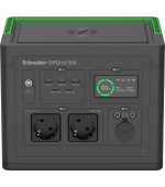 Schneider OffGrid Portable Power Station 500, 517Wh Lithium-ion, 2 Schuko, Sinewave