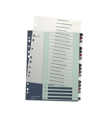 LEITZ Rejstříky  Style - popisovatelné na PC, A4+ MAXI 1-20