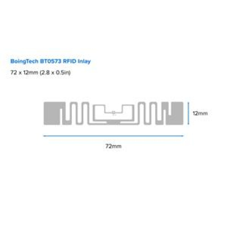 Zebra Label, Polypropylene, 76x25mm; Direct Thermal, POLYPRO 4000D, Permanent Adhesive, 19mm Core, Black Sensing Mark, RFID, 268/R