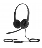 Yealink UH34 Lite Dual náhlavní souprava na obě uši s USB konektorem pro Teams