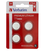 Lithiové CR2032 3V baterie PREMIUM 4ks/pack