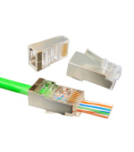 W-Star Konektor FTP RJ45EZ Cat5e 100ks pozlacený 5SLD pass through FRJ45EZC5S