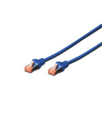 Digitus CAT 6 S-FTP patch cable, Cu, LSZH AWG 27/7, length 7 m, color blue