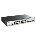D-Link DGS-1510-20 20-Port Gigabit Stackable SmartPro Switch including 2 SFP ports and 2 x 10G SFP+ ports- 16 x 10/10