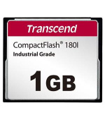 Transcend 1GB INDUSTRIAL TEMP CF180I CF CARD, (MLC) paměťová karta (SLC mode), 85MB/s R, 70MB/s W