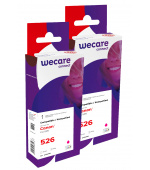 WECARE ARMOR sada ink kompatibilní s CANON CLI526M 2x10,5ml,červená,CLI-526 M