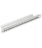 19" patchpanel pro 24 modulu SFA/SFB, neosazený, 1U,RAL 7035
