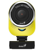 GENIUS webová kamera QCam 6000/ žlutá/ Full HD 1080P/ USB2.0/ mikrofon