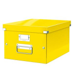 LEITZ Univerzální krabice Click&Store, velikost M (A4), žlutá