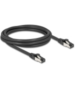 Delock Síťový kabel RJ45 Cat.8.1 S/FTP, délky 2 m, černá