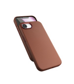 Epico Mag+ kožený kryt iPhone 16e/17e hnědá