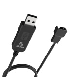 AKASA - 5V to 12V DC Step-Up Voltage Converter Cable for USB to 3-Pin & 4-Pin PC Fan