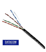 DATACOM OUTDOOR UTP drát CAT5E PE, venkovní, Fca 100m černý