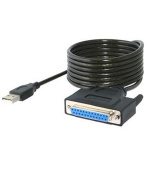 PremiumCord USB printer kabel USB na paralelní port (DB25F)