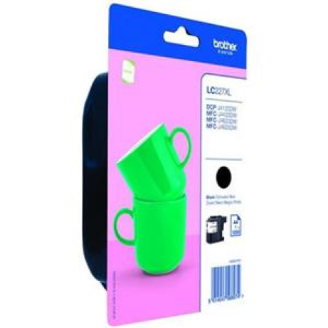 Brother LC-227XLBK (inkoust black, 1 200 str.@ 5% draft)