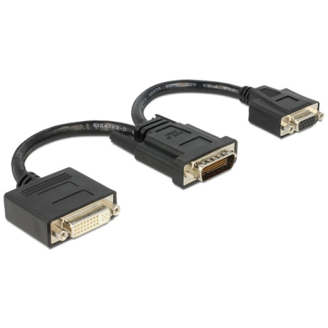 Delock Adaptér DMS-59 samec > DVI 24+5 samice + VGA samice20 cm
