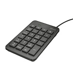 TRUST  XALAS Numerický blok, USB, černý