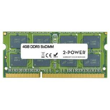 2-Power 4GB MultiSpeed 1066/1333/1600 MHz DDR3 SoDIMM 2Rx8 (1.5V / 1.35V) (DOŽIVOTNÍ ZÁRUKA)