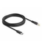 Delock Nabíjecí kabel pro laptop, ze zástrčky rozhraní USB Type-C™ na zástrčku 5,5 x 2,5 mm
