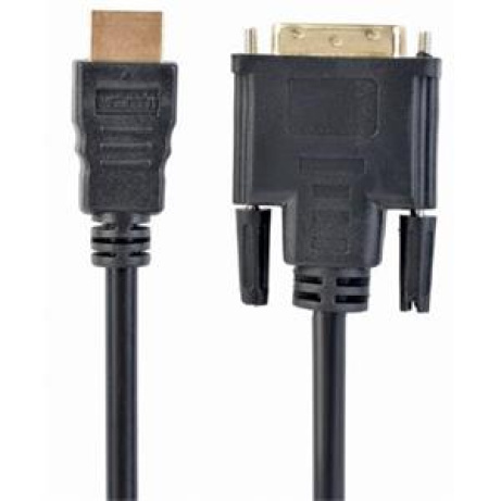 GEMBIRD Kabel HDMI-DVI 3m, M/M stíněný, zlacené kontakty