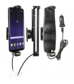 Brodit držák do auta na Samsung Galaxy S10+/S9+/S8+ a jiné, s pružinou,s nab. z cig.zapalovače/USB