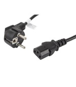 LANBERG CEE 7/7 na IEC 320 C13 POWER CORD 1.8M VDE černý