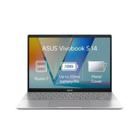 ASUS Vivobook S14 - Ryzen 7 260/16GB/1TB SSD/14"/WUXGA/IPS/2y PUR/Win 11 Home/stříbrná