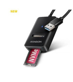 AXAGON ADM2-AM USB-A 10Gbps - M.2 NVMe & SATA SSD adaptér, kabel USB-A 10cm