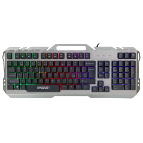 EVOLVEO GK700, herní podsvětlená klávesnice, USB