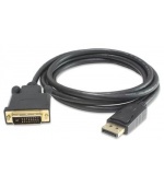 PremiumCord DisplayPort na DVI kabel 2m, stín. M/M