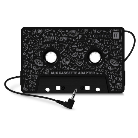 CONNECT IT AUX kazetový adaptér, 3,5 mm jack