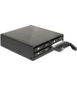 Delock 5.25" Mobilní výměnný rámeček pro 4 x 2.5" SATA HDD / SSD