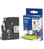 Brother - TZe-S211 bílá / černá (6mm,lamin.,extrémně adhez.)