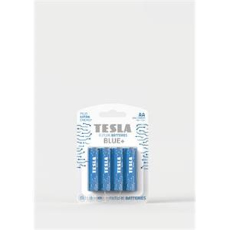 Tesla AA BLUE+ zinkouhlíková, 4 ks, ND, (R06, tužková, blister)