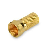 Ednet SAT F-konektor M, pro 7mm kabel OD, kov