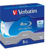 VERBATIM BD-R SL DataLife 25GB, 6x, jewel case 5 ks