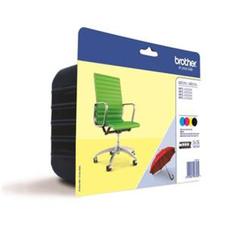 Brother LC-229VALBP (inkoust multipack - černá + tři barvy) - pouze MFC-J5xxxDW