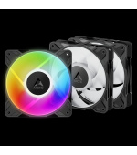 ARCTIC P12 Pro A-RGB (3 Pack) - 120mm A-RGB PWM ventilátor s rozdělovačem kabelů