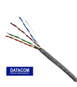 Metráž DATACOM UTP drát CAT5E  PVC 50m šedý