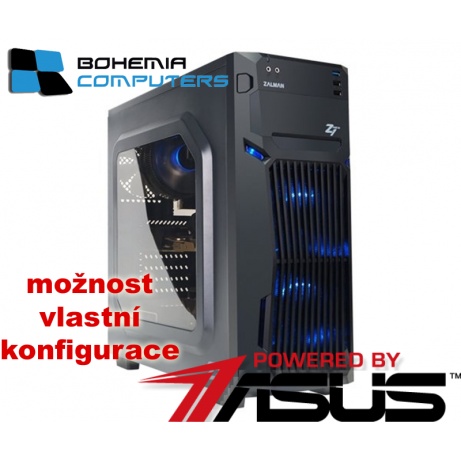 BOHEMIAPC - ASUS herní INTEL Kaby Lake i5 4X3.5GHZ/8GB DDR4/1TB HDD/GTX1060 3GB/ POWERED BY ASUS - BCi57400gtx10603g