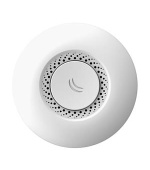 MikroTik RBcAP2nD, Ceiling AP, ROS L4, 1xLAN, 2.4Ghz 802.11b/g/n, plast. krabice, napájecí adaptér