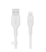 Belkin BOOST CHARGE™ Lightning/USB-A kabel, 2m, bílý - Flex