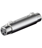 PremiumCord XLR mikrofonní spojka, XLR samice - samice