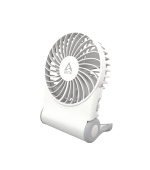 ARCTIC Summair 2Go (White) - Rechargeable Pocket Fan with Stand (74 hours of battery life and variab