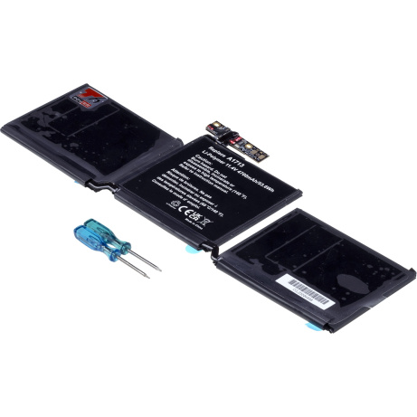 Baterie T6 Power pro Apple MacBook Pro 13" Retina 2016, 2017, 4700mAh, 53,6Wh, 3cell, Li-pol