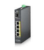 Zyxel 4xGb+1xSFP POE IP30 DIN 120W RGS100-5P