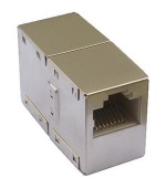 DATACOM Spojka 2 x RJ45 STP Cat5E (silver)