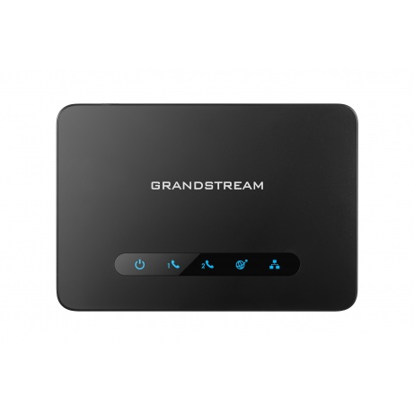 Grandstream HT812 (ATA), 2x FXS, 2 SIP účty, 1x Gbit LAN, NAT router, 3-cestná konf., auto-provisi.