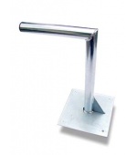 Satelitní konzola - pozink., plast. uzávěr, 450mm