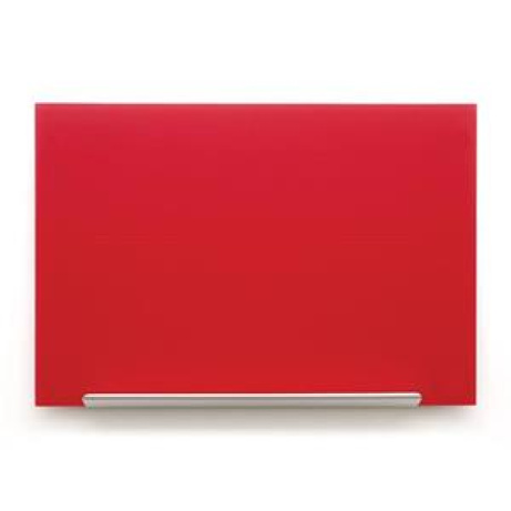 NOBO skleněná tabule Diamond glass 126x71,1 cm, red